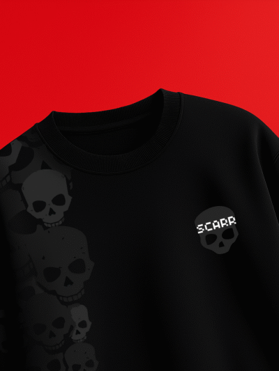 Scarr skeleton Black t-shirt